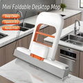 Mini Foldable Desktop Mop - Hands Free Squeeze Clean
