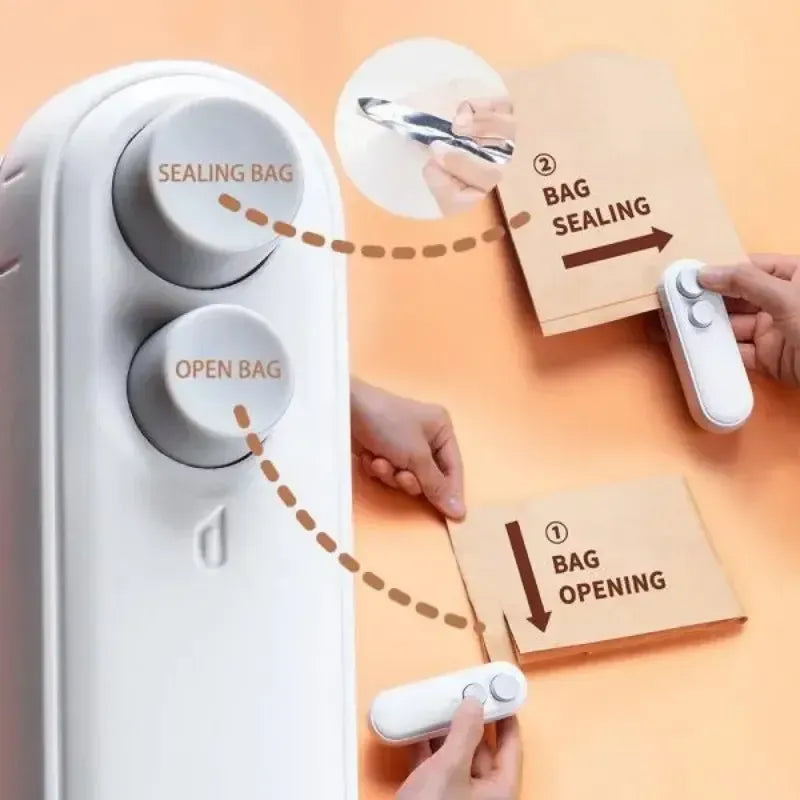 Portable Mini Bag Sealer – Handheld Heat Sealer
