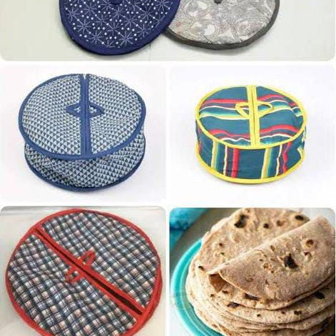 Zipper Roti Cover - Random Color