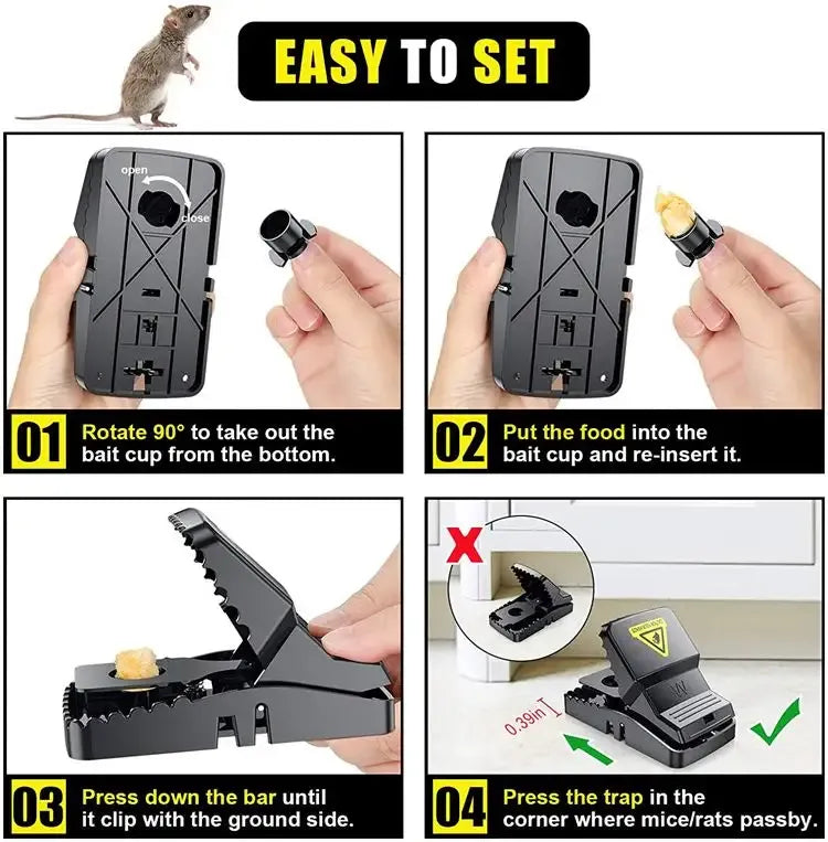 Reusable Mouse Trap – Buy 1 Get 1 Free