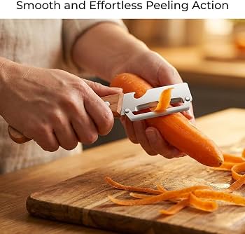 2-in-1 Multifunctional Kitchen Peeler & 3-Stage Knife Sharpener